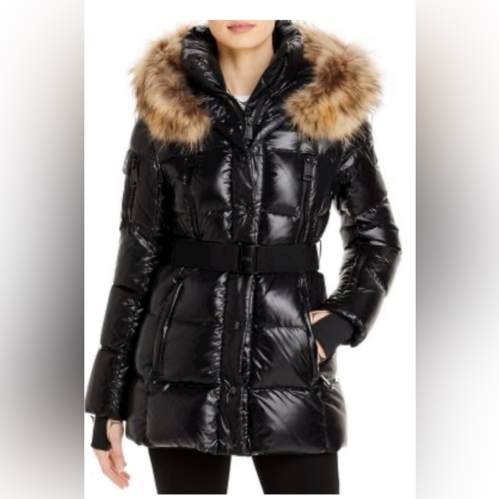 Sam New York Black Puffer Winter Coat
